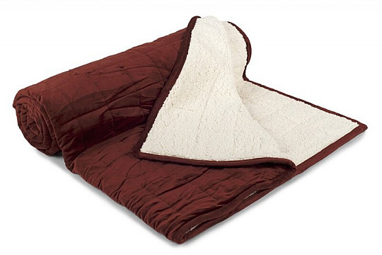 Mikroszálas takaró EXTRA SOFT SHEEP varrás BARNA