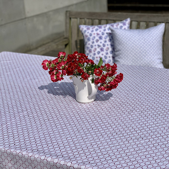 Abrosz és kendő MONTANA RÉGI RÓZSASZÍN RÁCS