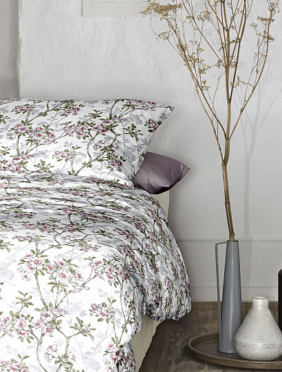 IRISETTE luxus pamut szatén TOKIO 8537-10 WHITE