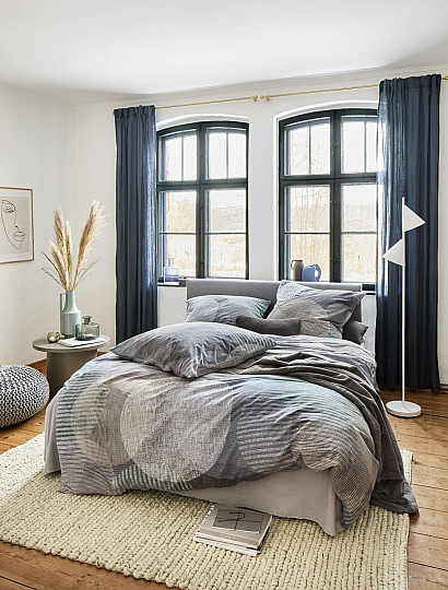 IRISETTE luxus flanel ágynemű ZOBEL 8553-11 GREY WHEEL