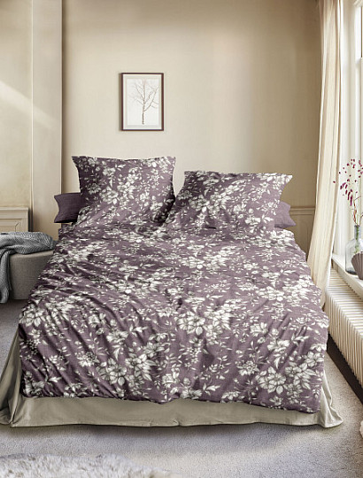 IRISETTE luxus flanel ágynemű ZOBEL 8558-70 bordeaux