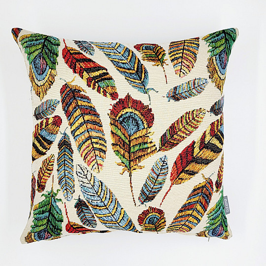 Gobelin párnahuzat FEATHER BEIGE