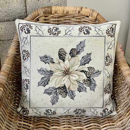 Karácsonyi kárpitborító EZÜSTCSILLAG