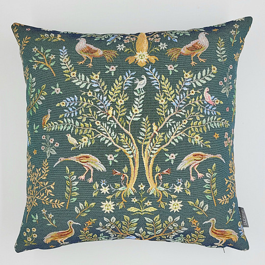 Gobelin párnahuzat WILLIAM MORRIS zöld - az egész
