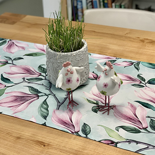 Dekoratív sál MAGNOLIE zöld