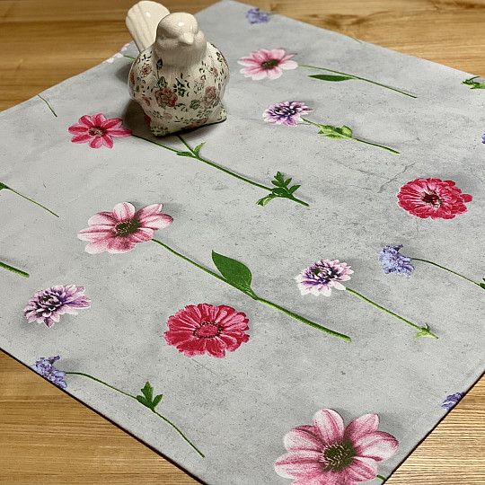 Terítő FESTETT VIRÁGOK