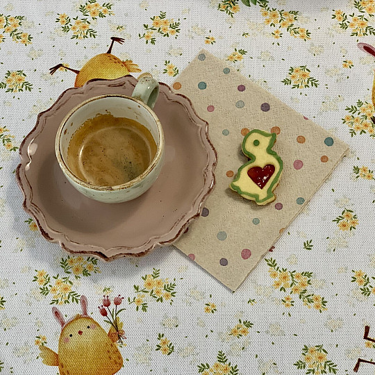 Húsvéti terítő CSIRKE ÉS TOJÁS