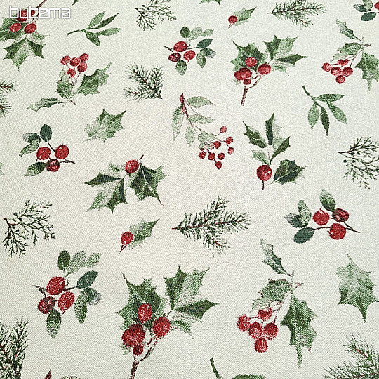 Luxus dekoratív anyag HOLLY GREEN