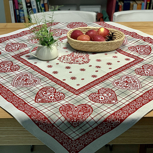 Gobelin terítő és sál SZÍV KARA