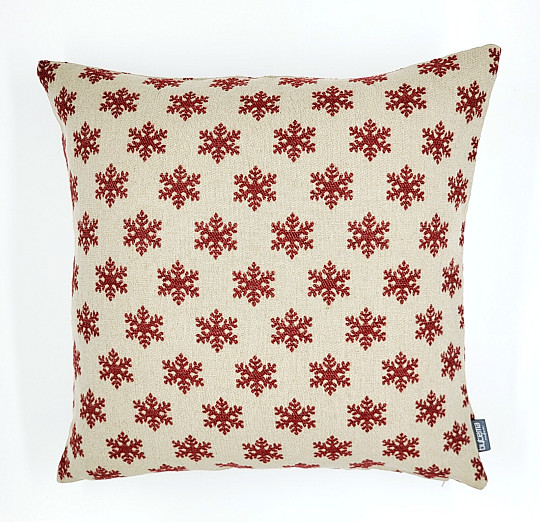 Luxus dekoratív huzat FLAKES RED B