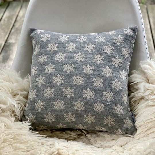 Luxus díszborítás FLAKES GREY A