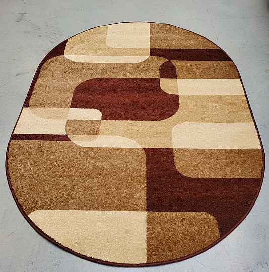 Ovális szőnyeg szépiabarna