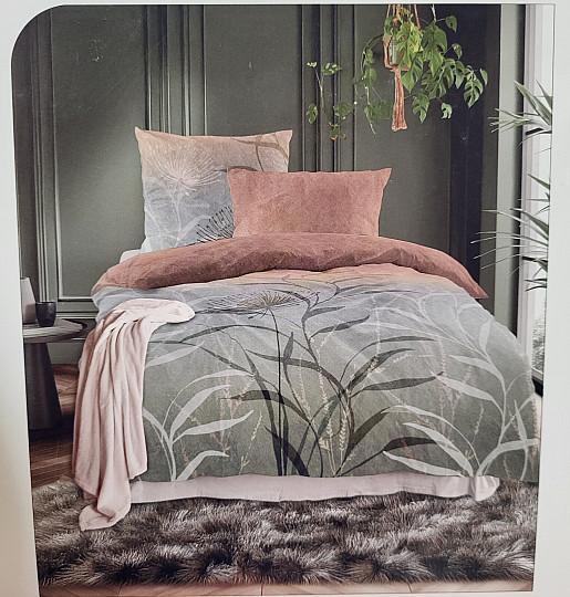 IRISETTE luxus pamutszatén WAVE 8641-90 FUZZY