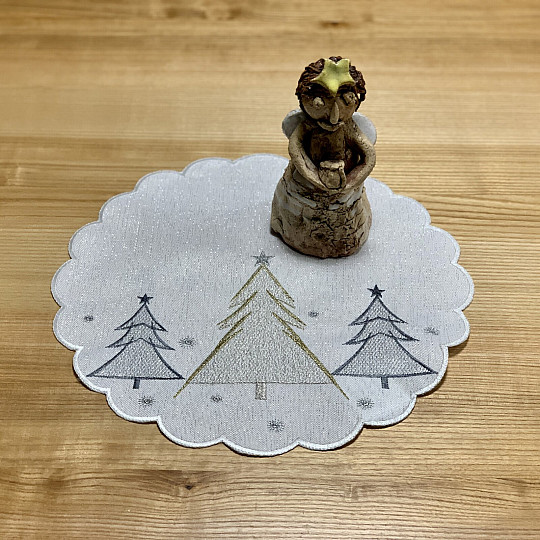 Alátét SZÜRKE ARANY FÁK