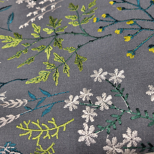 Hímzett sál GINGER TM. GREEN