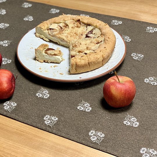 Jacquard sál ALPINE WOOLS BROWN