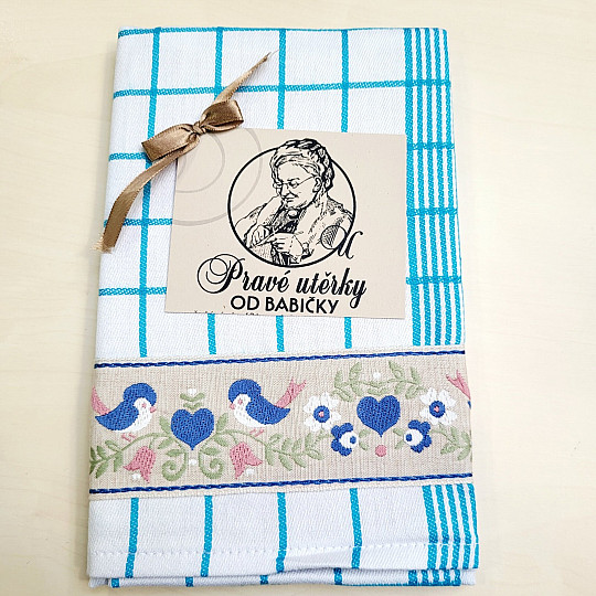 Törölközők a GRANDMA TUQUOISE WITH BIRDS-től