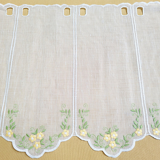 SÁRGA VIRÁGOK üvegfüggöny