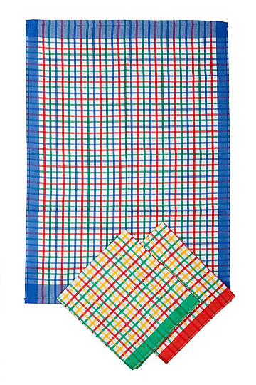 Pamut törölközők VILÁGOS SZÜRKE KOCKÁS