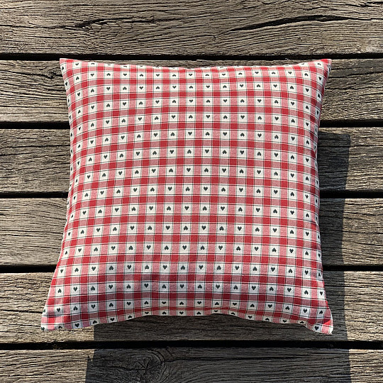 Dekoratív párnahuzat MAXI CORET piros