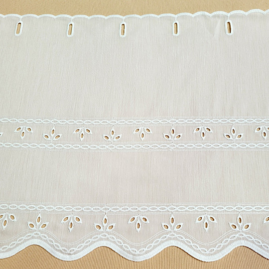 Függöny ólomüveghez GERSTER 11885 krémszínű