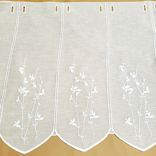 Függöny ólomüveghez GERSTER 11886 krémszínű