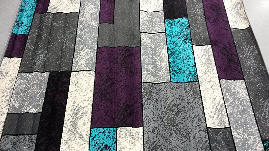 Darab szőnyeg AMAZON 1 szürke lila