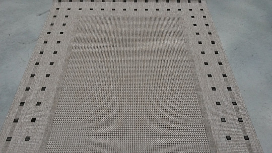 Csatos szőnyeg FLOORLUX 20329/04 ezüst-fekete