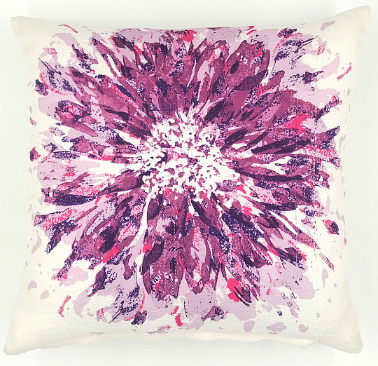Dekoratív párnahuzat FLOWER lila