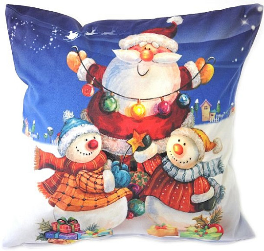 LED-del világított SANTA díszburkolat