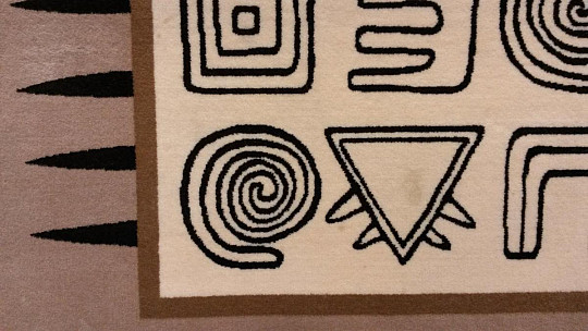 Design gyapjú darab szőnyeg művészet III