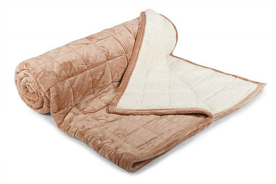 Mikroszálas takaró EXTRA SOFT SHEEP varrás DIÓ