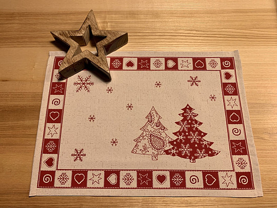 Terítés karácsonyfa