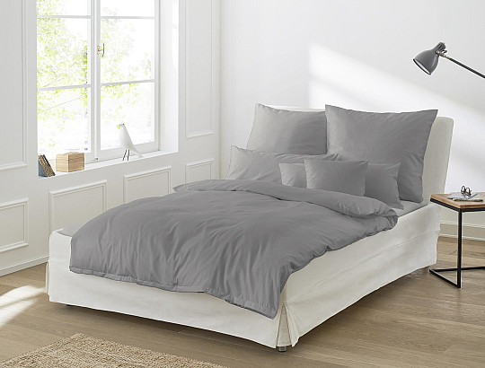 IRISETTE luxus pamut szatén Paris grafit