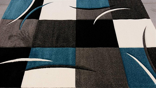 Modern darab szőnyeg MOND MERINO türkiz
