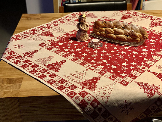 Gobelin asztalterítők, sálak Karácsonyfa II