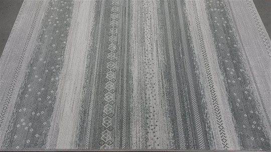 modern darab szőnyeg FONT szürke-zöld