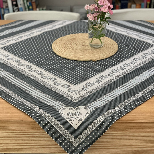 Gobelin terítő és kendő SELSKÁ JIZBA szürke