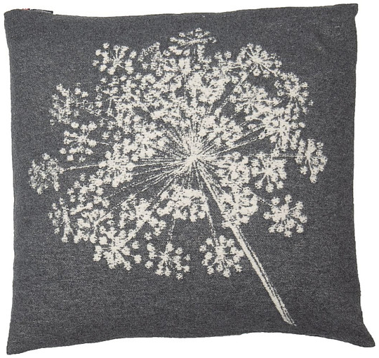 JADE virág párnahuzat - antracit