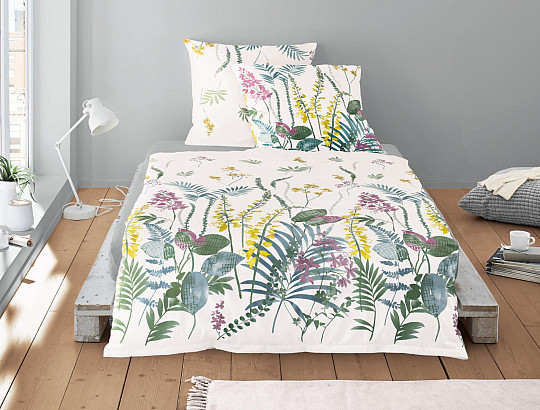 IRISETTE luxus pamut szatén NOVA 8282-90 krém