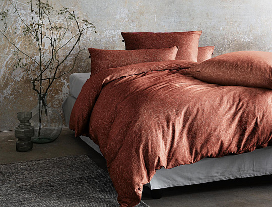 IRISETTE luxus pamut szatén Verona 8357-60 piros