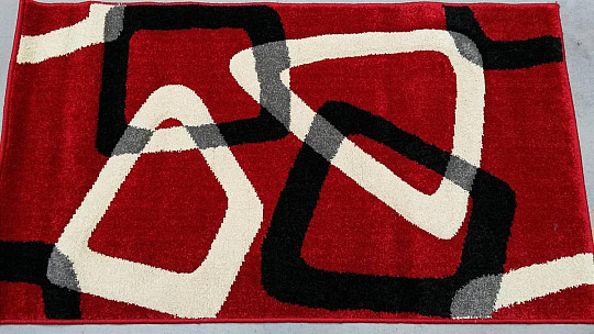 Darab szőnyegek PORTLAND CARVED piros
