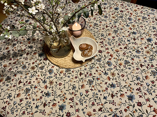 Gobelin abrosz virágból JURKOVIC - KIS VIRÁGOK