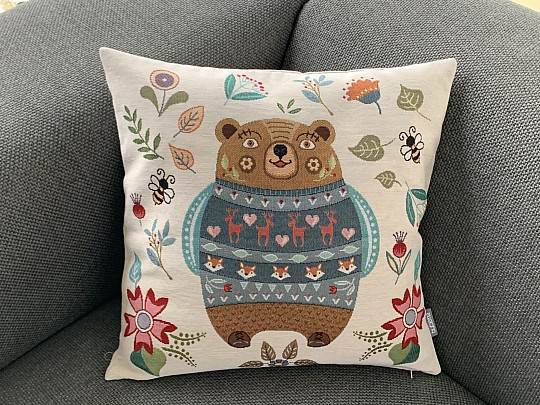 Gobelin párnahuzat VIGYELŐ ÁLLATOK 2