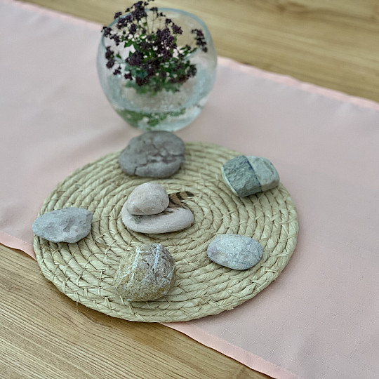 TEFLON terítő ELBA barackszínű