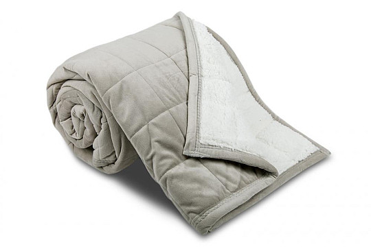 mikroszálas takaró EXTRA SOFT SHEEP varrás szürke világos