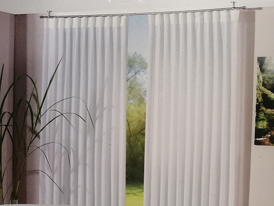 NEW WAVE függöny fodrozószalag 8 cm, 1:2