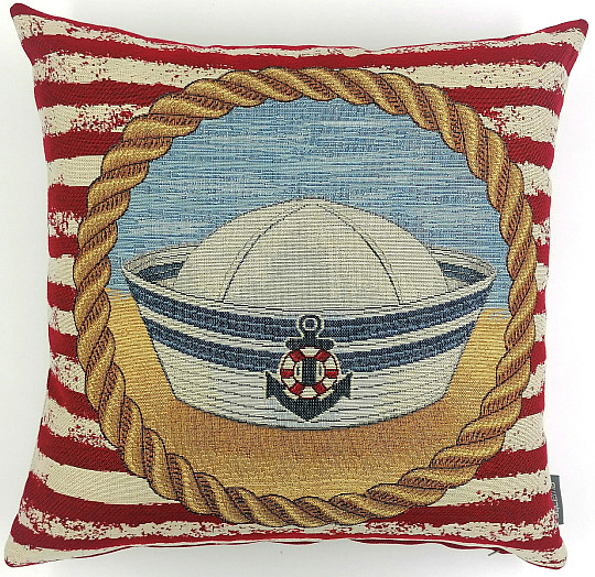 Gobelin huzat párnához Nautical sapka