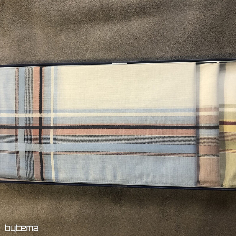 Férfi szövet zsebkendő - 6 db-os ajándékkészlet II