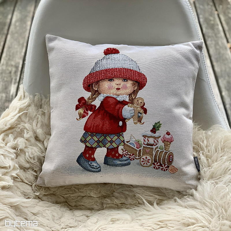 Karácsonyi kárpithuzat LÁNY JÁTÉKVAL